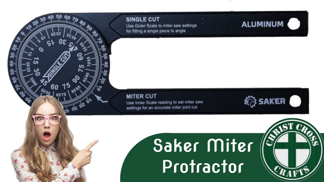 Saker Angle Finder and Miter Protractor