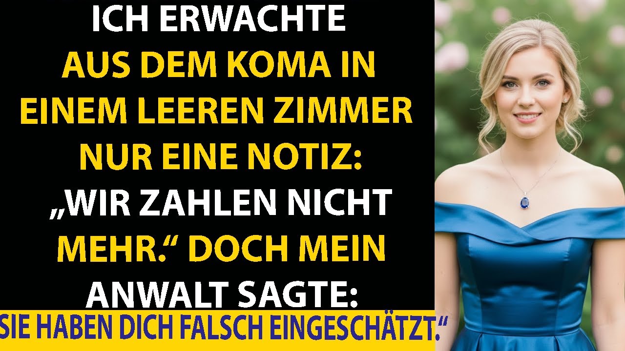 Meine Familie ließ mich im Koma zurück – bis sie mein achthundertfünfzig Millionen Geheimnis