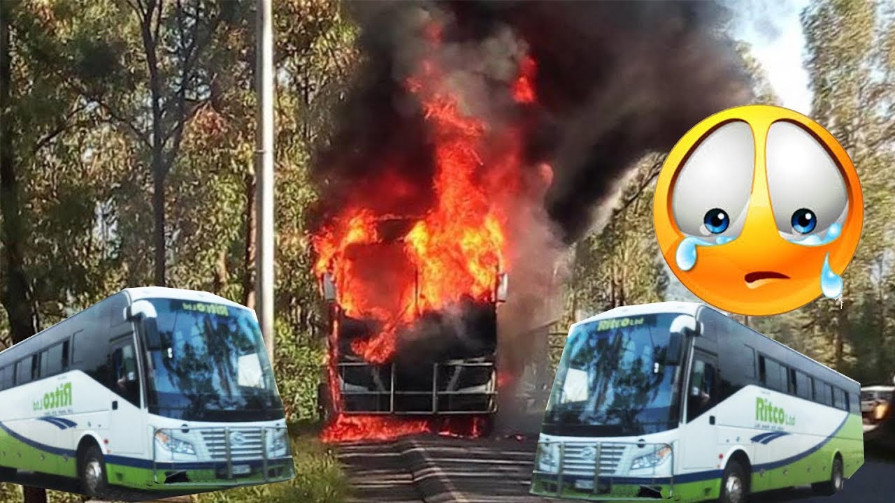 Gakenke: Bus ya Ritco yari itwaye abagenzi irahiye irakongoka ||Video