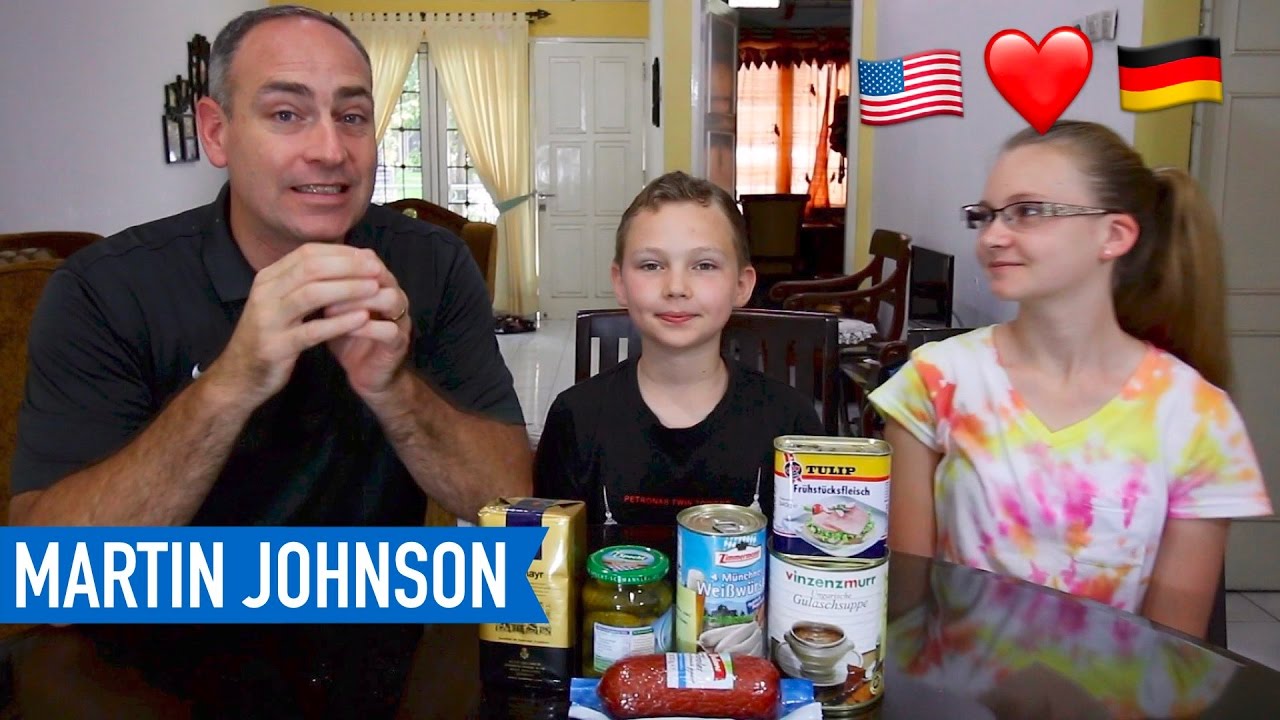 AMERICANS TRY GERMAN FOOD