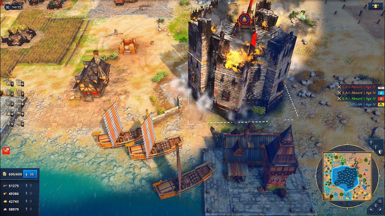 OOTD Takes On Knights Templar, Rus & Mongols | 1 vs 3 CHAOS | Age Of Empires 4