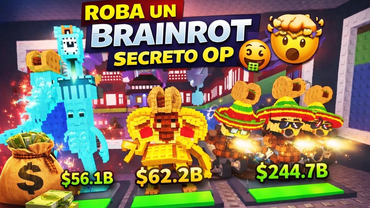 Noo my heart 💛🤯 : STEAL A BRAINROT ROBLOX | Evento It's raining Tacos Tuesday Admin Abuse #roblox