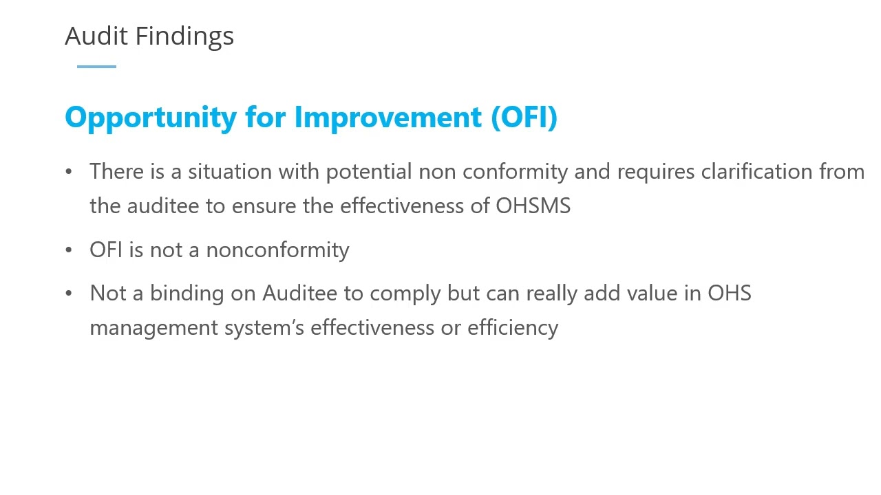 Lecture 25: Audit findings