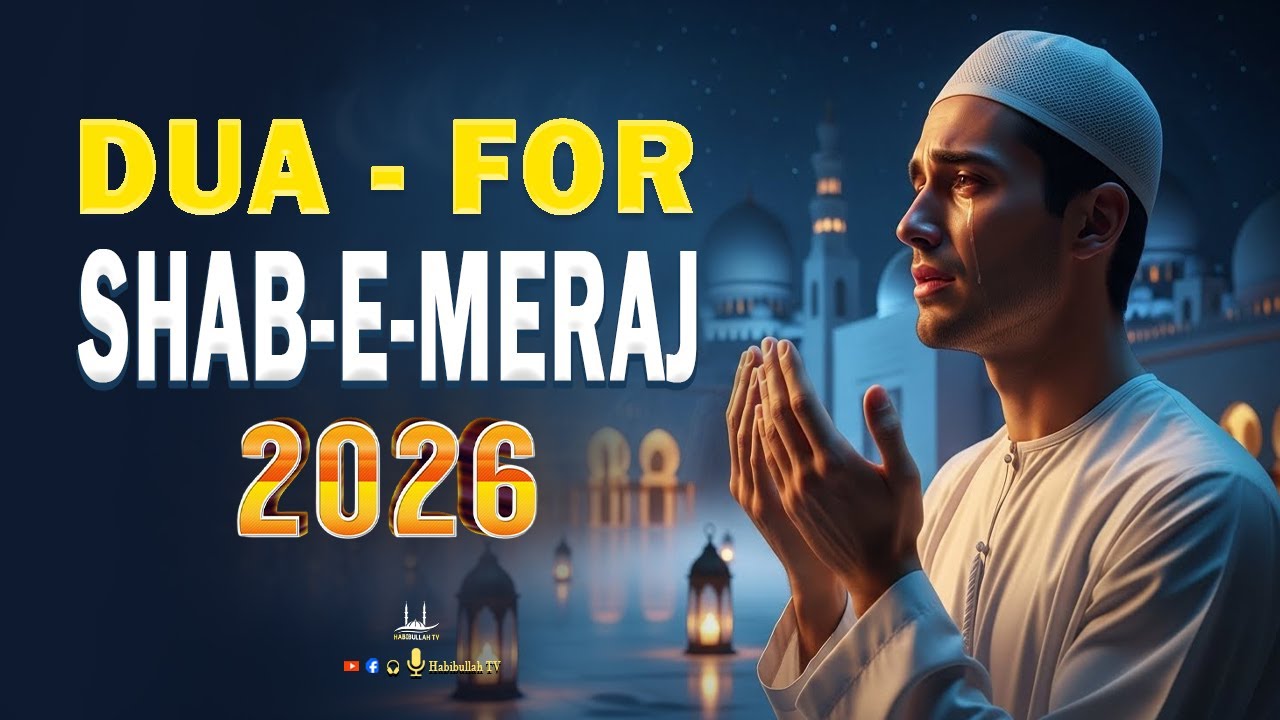 Dua For Shab-E-Meraj 2026 | Night of Mercy, Forgiveness & Acceptance |Shab E Miraj Dua-Habibullah TV