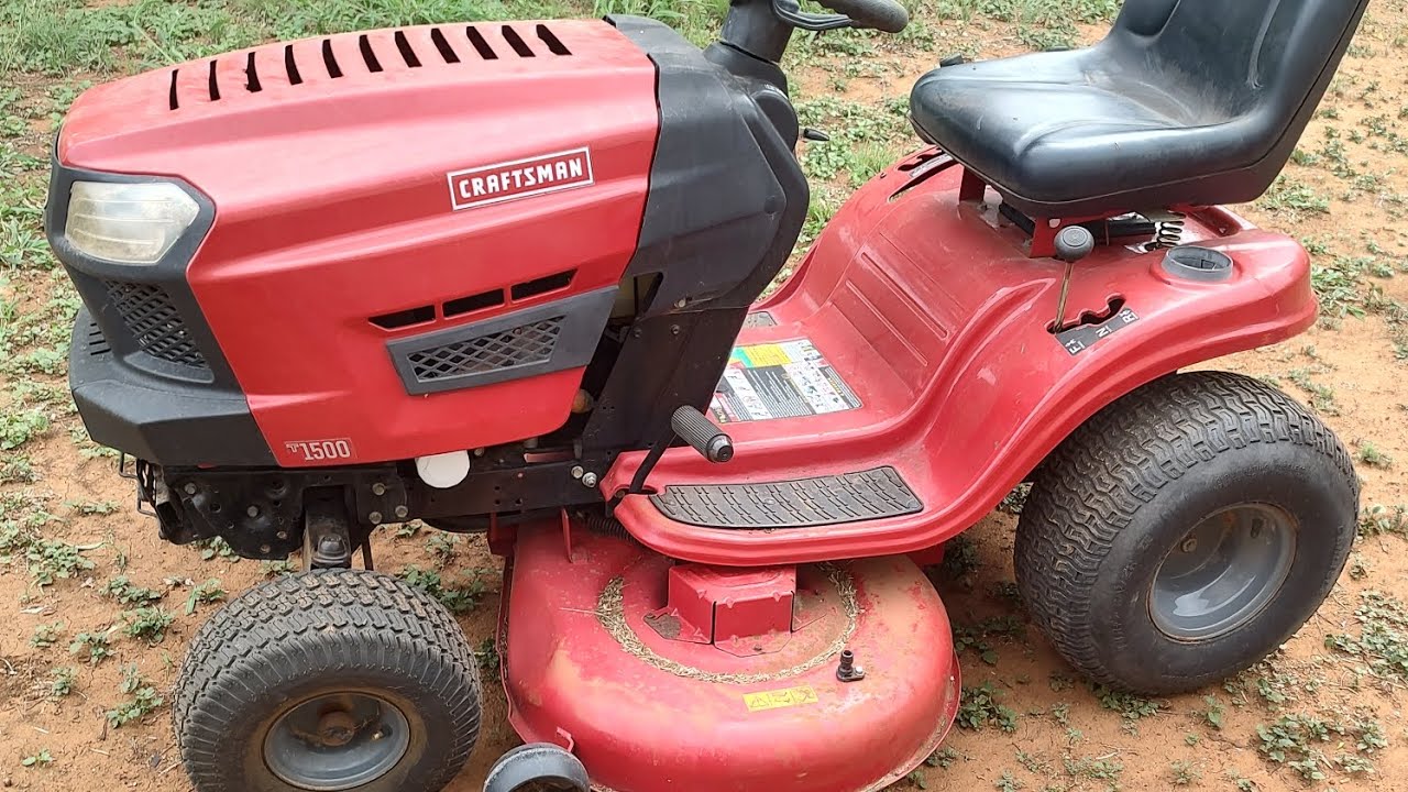 I BOUGHT A $25 CRAFTSMAN RIDING MOWER!!!!!! WILL IT RUN AND MOW??????