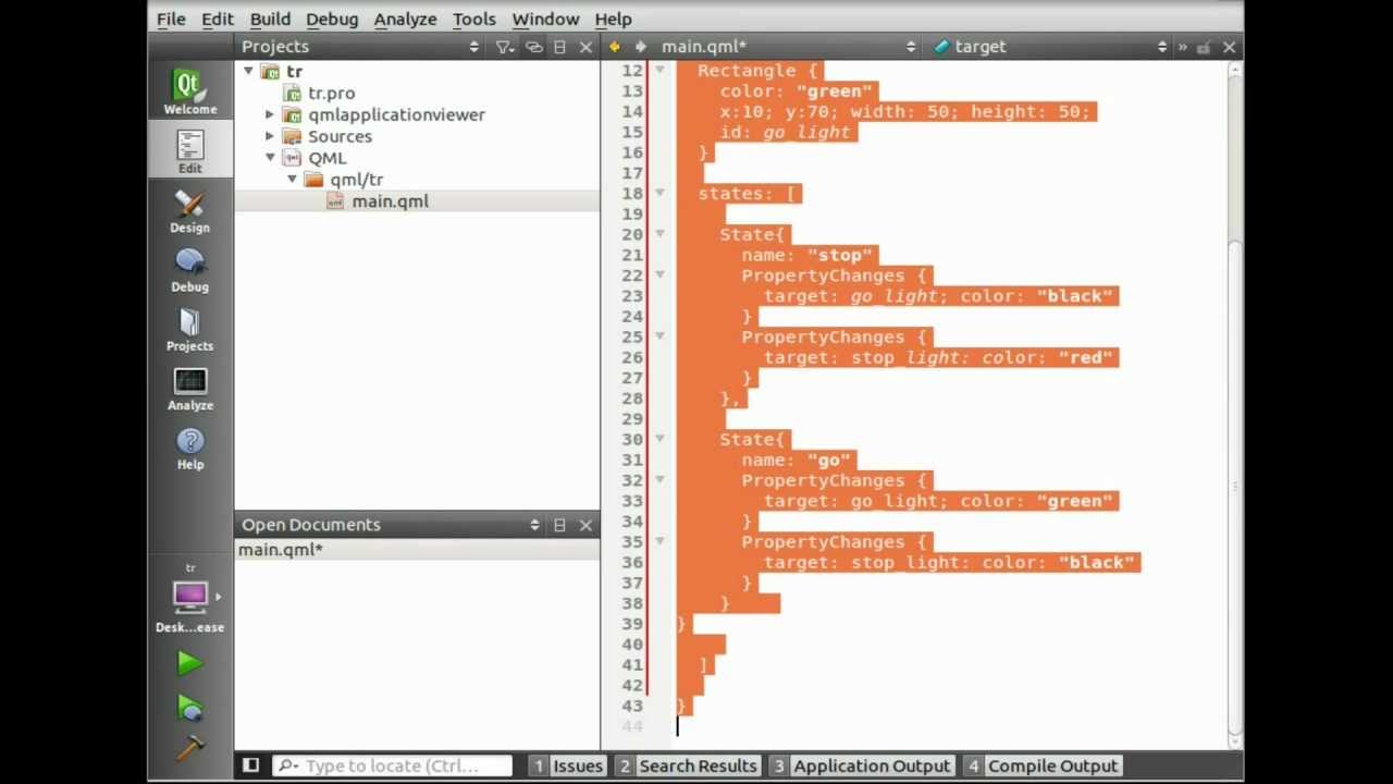 Вебинары по QML и QtQuick: состояния и переходы