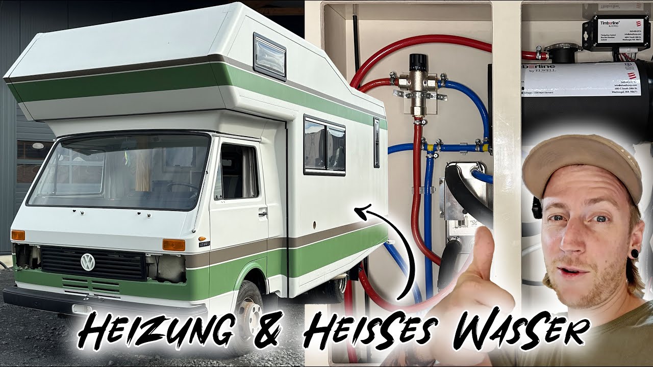 Durchlauferhitzer mit 5KW Diesel Wasserheizung! 🔥 Timberline 1.0 im VW LT 40 Clou 570 Family Camper