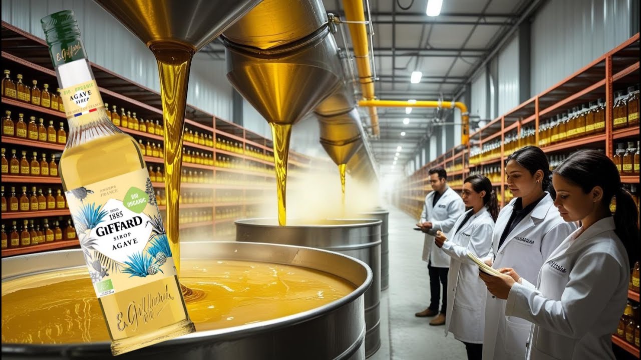 Wie wird Agavensirup in der Fabrik hergestellt?