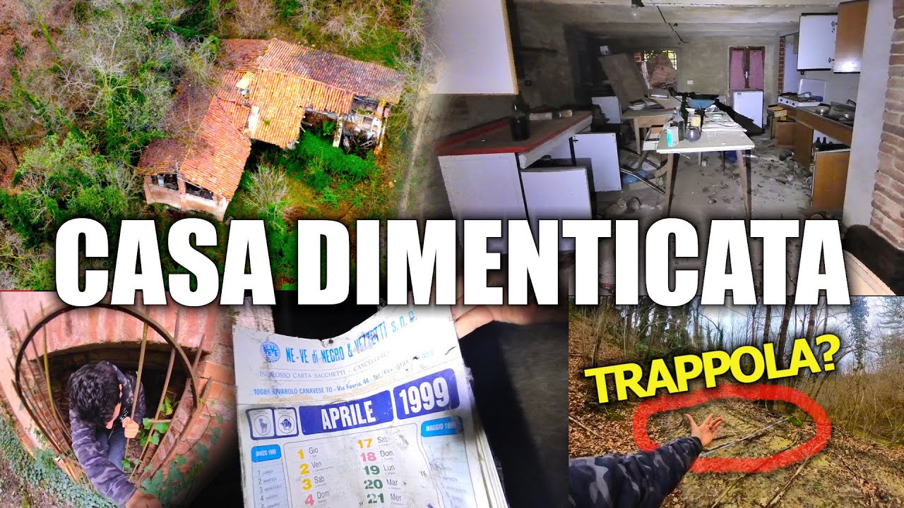 CASA NEI BOSCHI ABBANDONATA DA APRILE 1999 NON CI ENTRAVA NESSUNO DA MOLTISSIMI ANNI! [Urbex Italia]