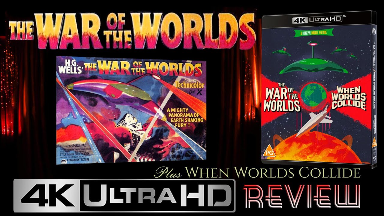 THE WAR OF THE WORLDS (1953) 4K UHD REVIEW + WHEN WORLDS COLLIDE BLU-RAY & HMV TAG VIDEO UPDATES