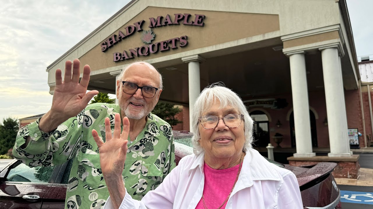 The Schnecks Go To Shady Maple in Lancaster County | Paul & Jean met 72 years ago TODAY!