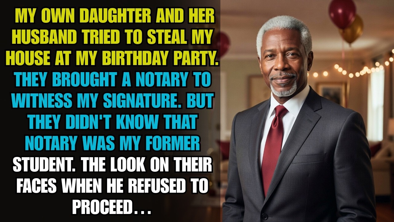 My Daughter Brought A Notary To My 72nd Birthday. 
