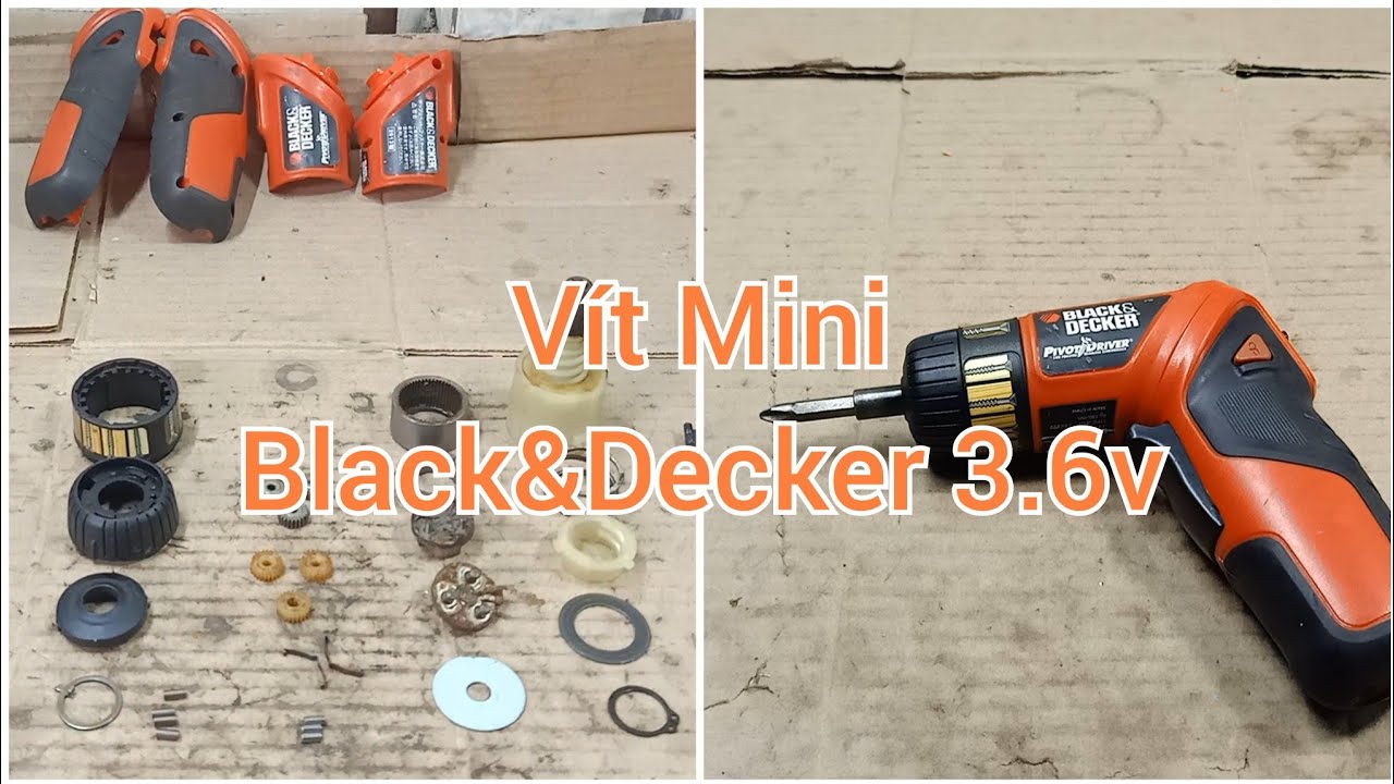 Vít Mini Black&Decker 3.6v- Mini Black&Decker Impact Driver 3.6v