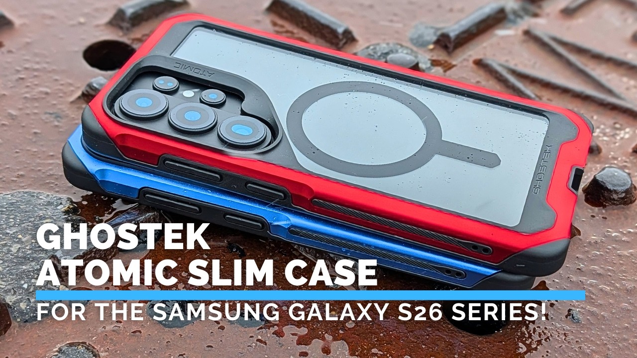 Металлический тонкий чехол Ghostek Atomic для серии Samsung Galaxy S26 (обзор чехла)!