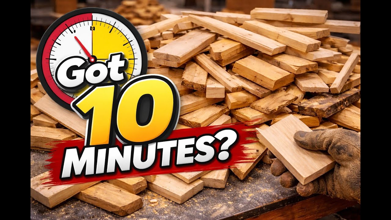 Займитесь этим проектом по обработке обрезков дерева за 10 минут!