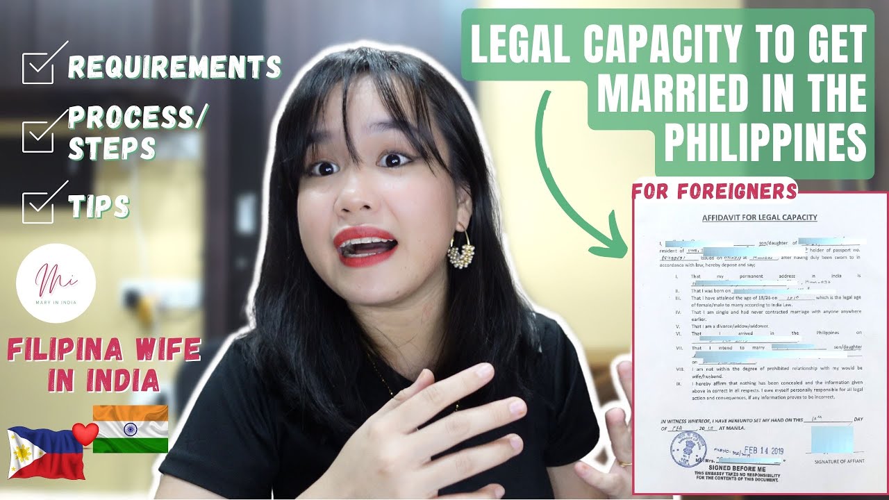 Getting the Legal Capacity to Marry in the Philippines for Foreigners | IndiaPH couple
