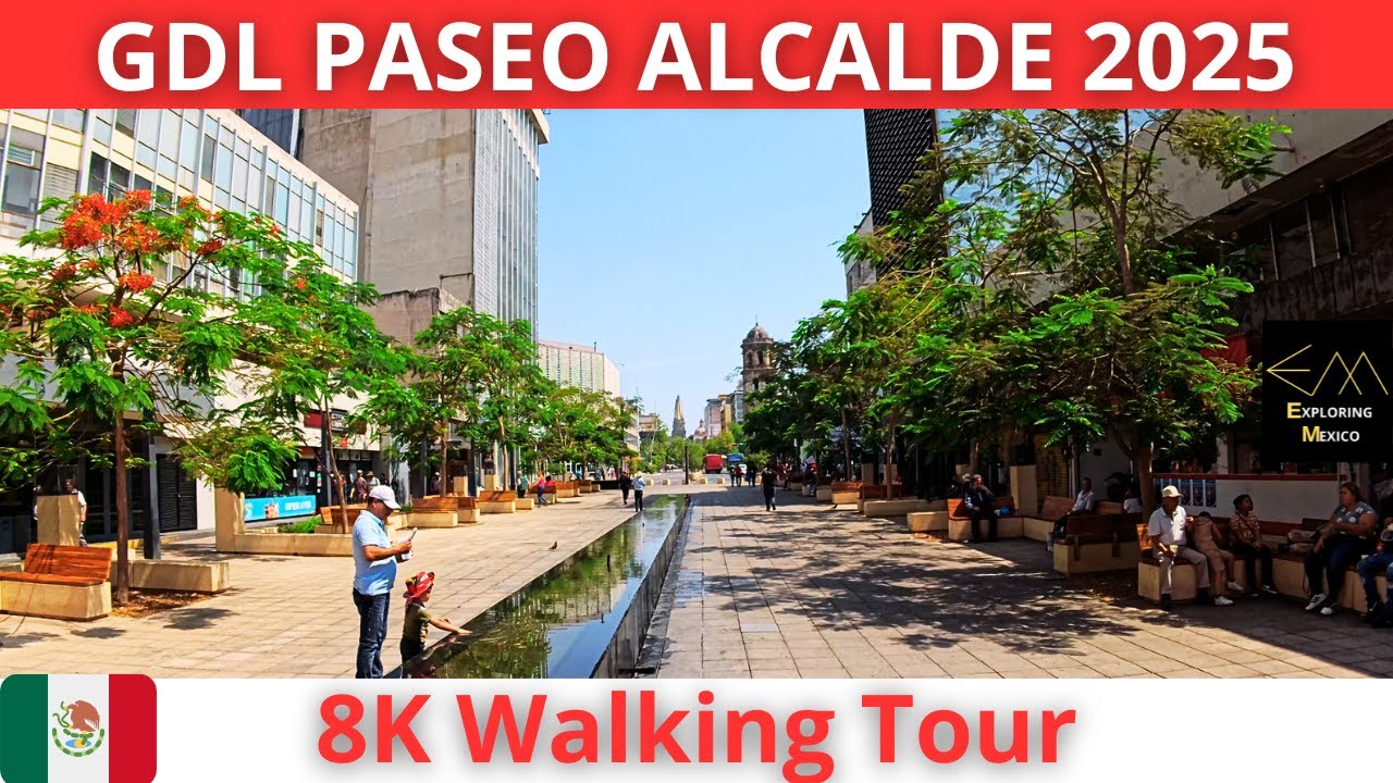 GUADALAJARA Paseo Alcalde 2025 8K Walking Tour | Jalisco 🇲🇽
