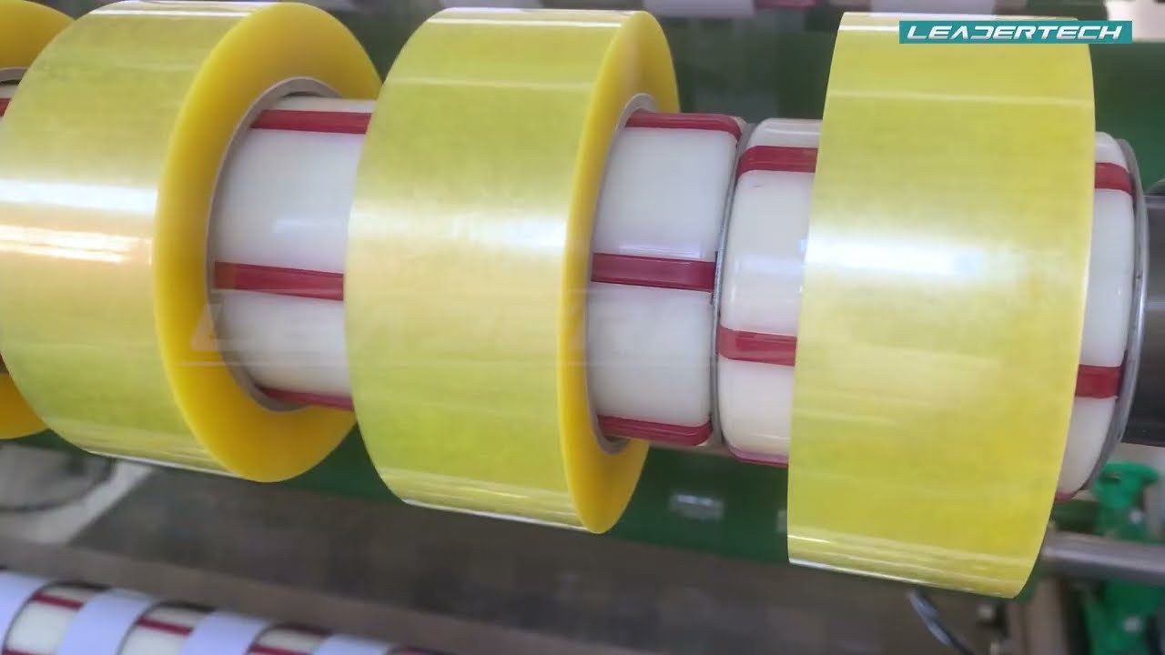How to use BOPP adhesive tape slitting and rewinding machine | Superclear bopp tape slitting machine