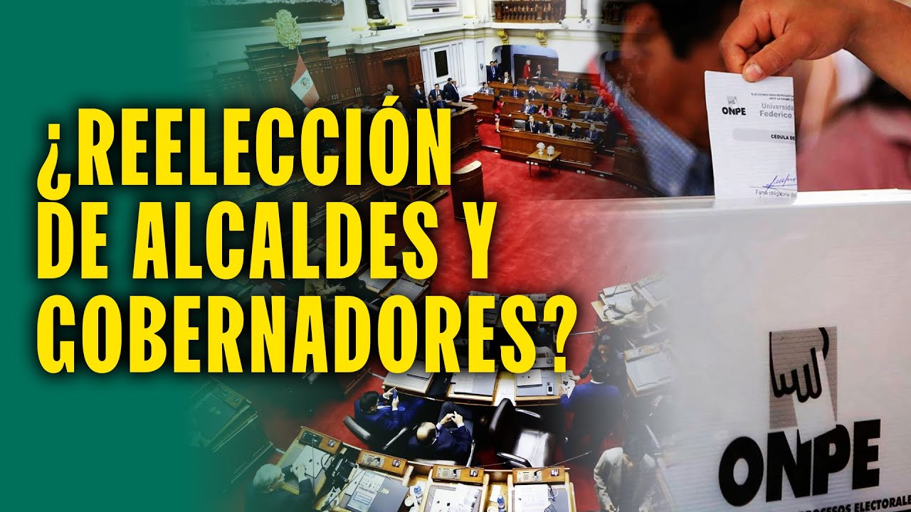 Reelecci&oacute;n de alcaldes y gobernadores ir&aacute; a refer&eacute;ndum: Congreso no alcanz&oacute; los votos