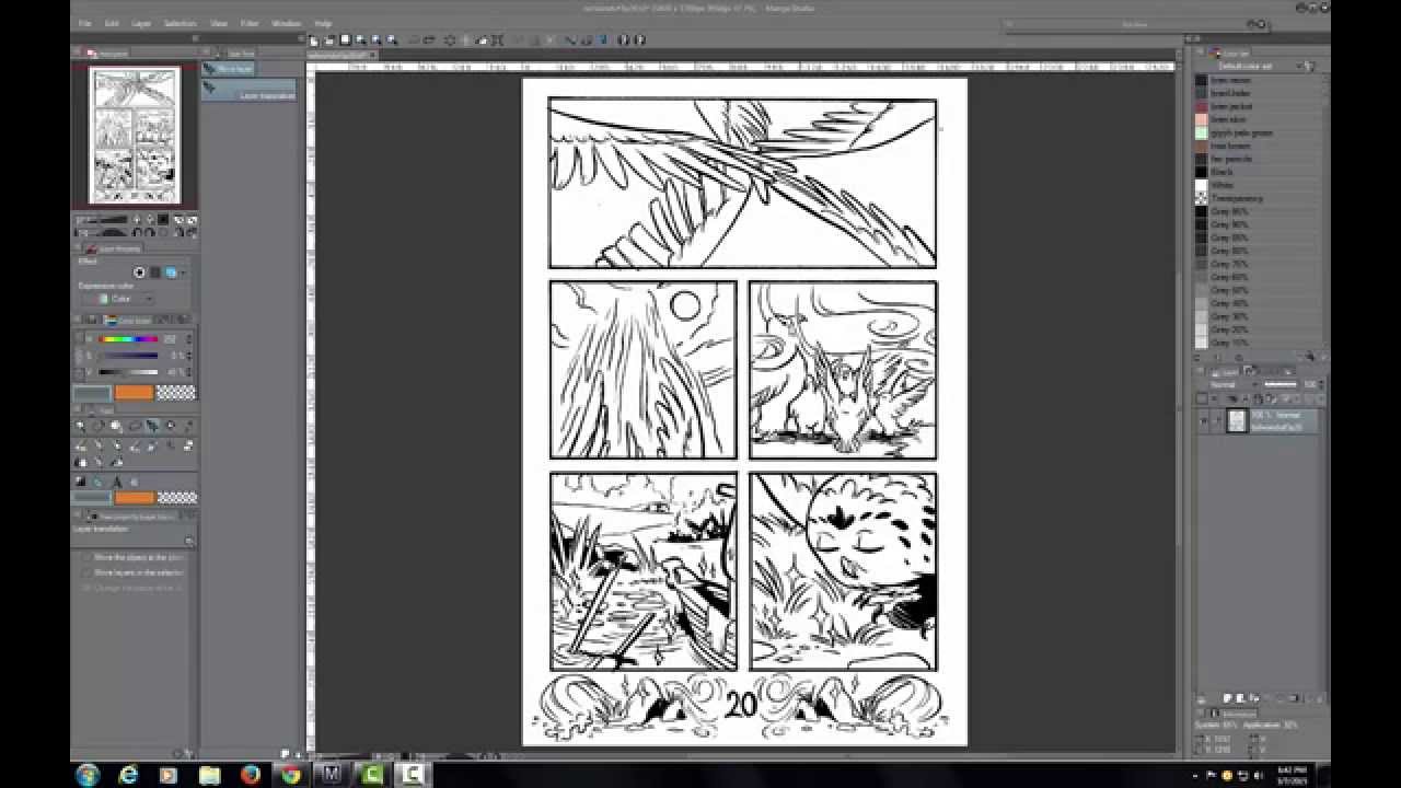 Rob Torres Art - Manga Studio Line Art Separation Tutorial
