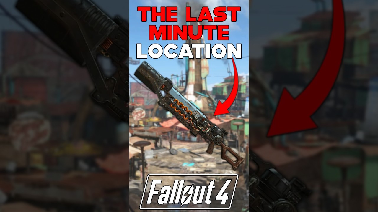 LEGENDARY THE LAST MINUTE WEAPON LOCATION IN FALLOUT 4