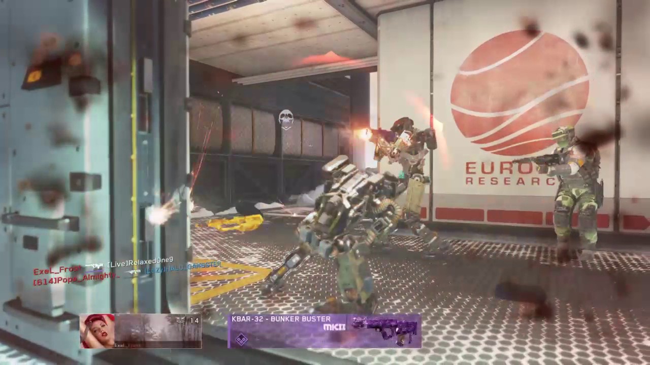 Infinite warfare epic RPR Evo gameplay (Epic guns) High kill streak (33-10)
