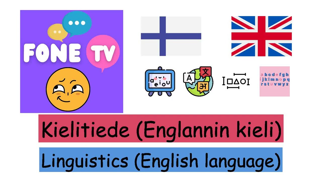 Kielitiede (Englannin kieli) (fi-en)