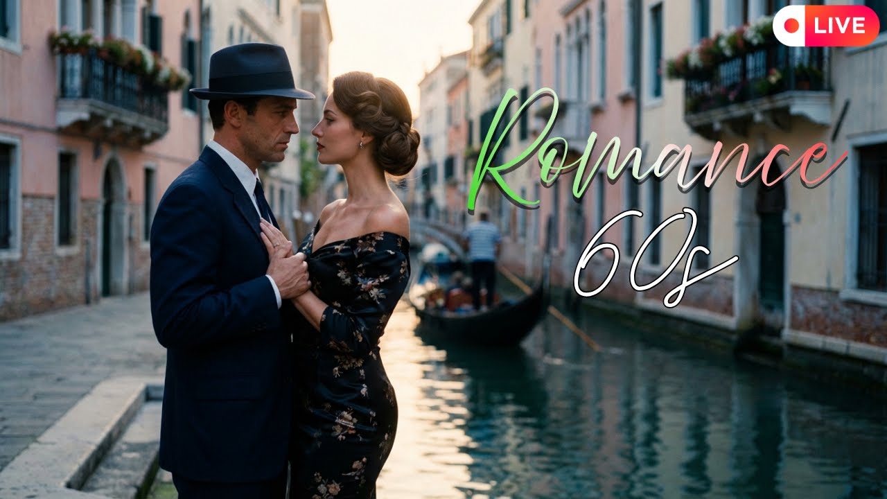 🔴 LIVE | Classic Italian Love Songs – Timeless Sanremo Café Music