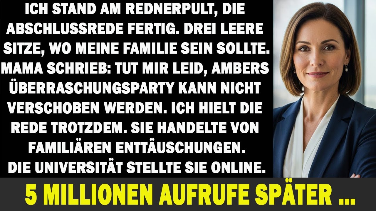 Eltern schwänzten meine PhD-Feier – wegen des Geburtstags von Bruders Freundin