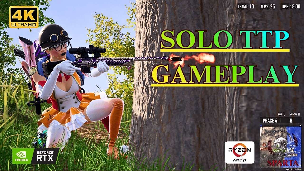 PUBG PC Taego Solo Gameplay (TPP, 4K 60FPS, No Commentary)