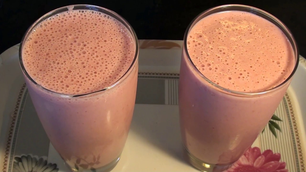 STRAWBERRY VANILLA  MILKSHAKE  RECIPE IN URDU / HOW TO MAKE STRAWBERRY VANILLA MILKSHAKE