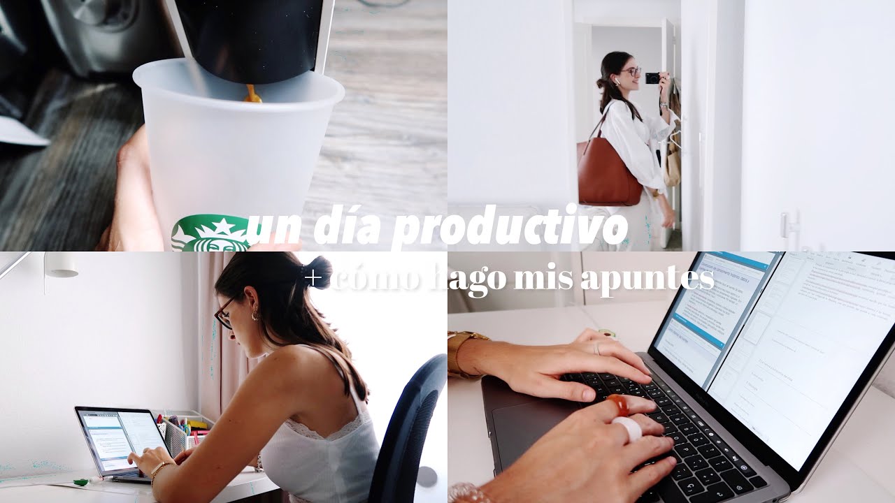 Un día productivo conmigo + cómo hago los apuntes de la uni