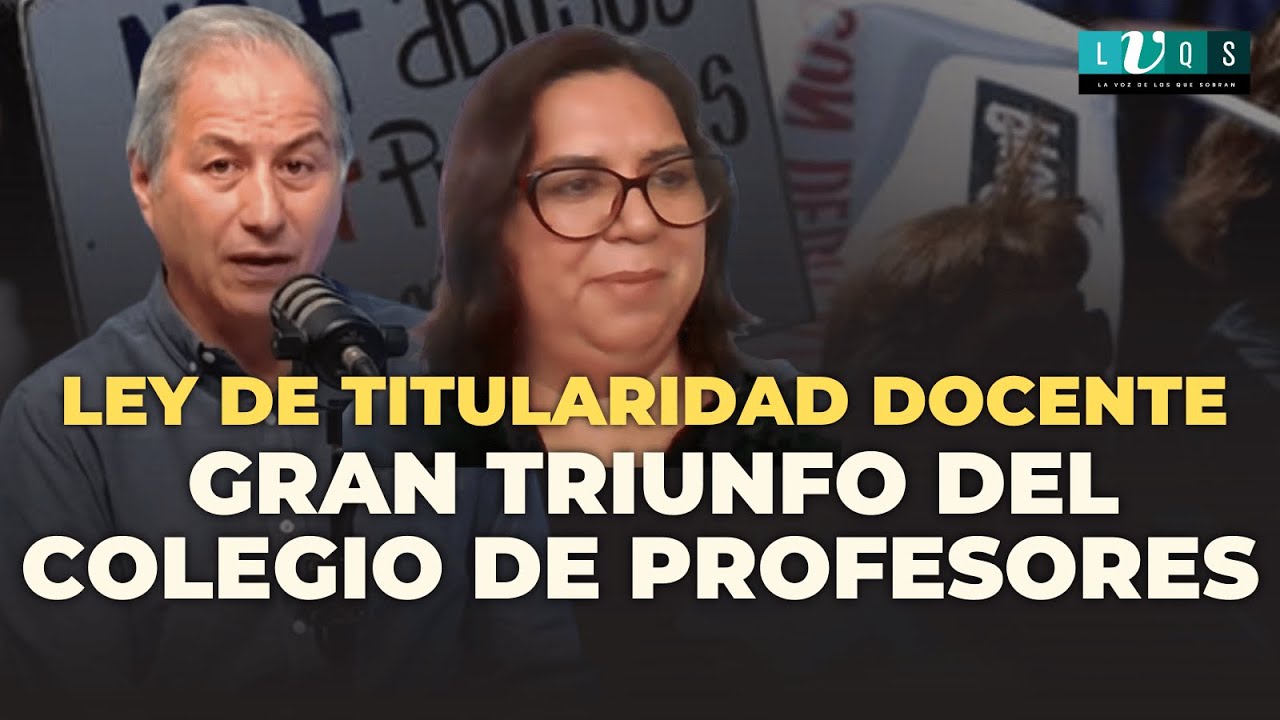 Gran triunfo del Colegio de Profesores: la ley de titularidad docente se impone tras años de lucha
