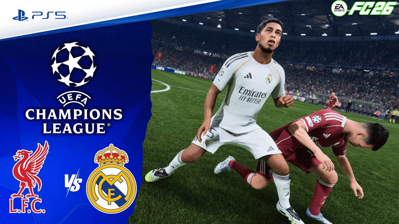 FC 26 - LIVERPOOL vs REAL MADRID | UEFA CHAMPIONS LEAGUE - FINAL | FULL MATCH | PS5™ [4K]