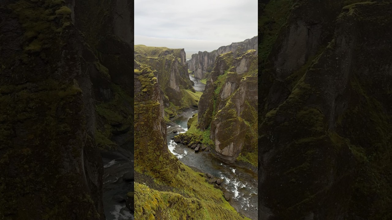 📍Fja&eth;r&aacute;rglj&uacute;fur, Iceland #travel #traveldestinations #nature #iceland #canyon #icelandnature