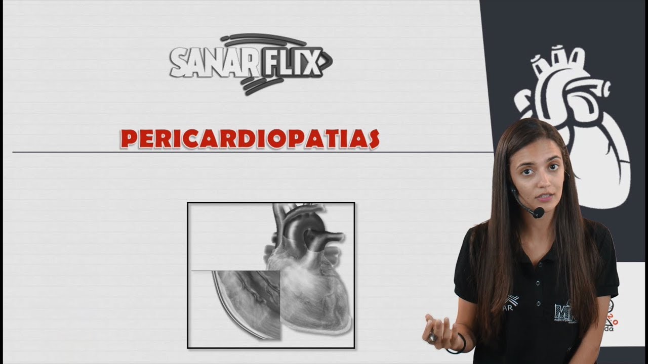 Doenças do pericardio - Pericardite, derrame pericardico e tamponamento cardiaco - Aula SanarFlix