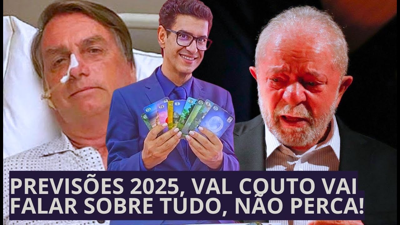 Vidente Val Couto faz novas previsões, fala do LULA, BOLSONARO, FAMOSOS e muito mais, previsões 2026