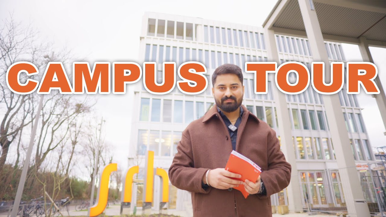 SRH Berlin Campus Tour: Is This the Best Campus in Germany? 🤯🏫#SRHUniversity #campustour #13dreams