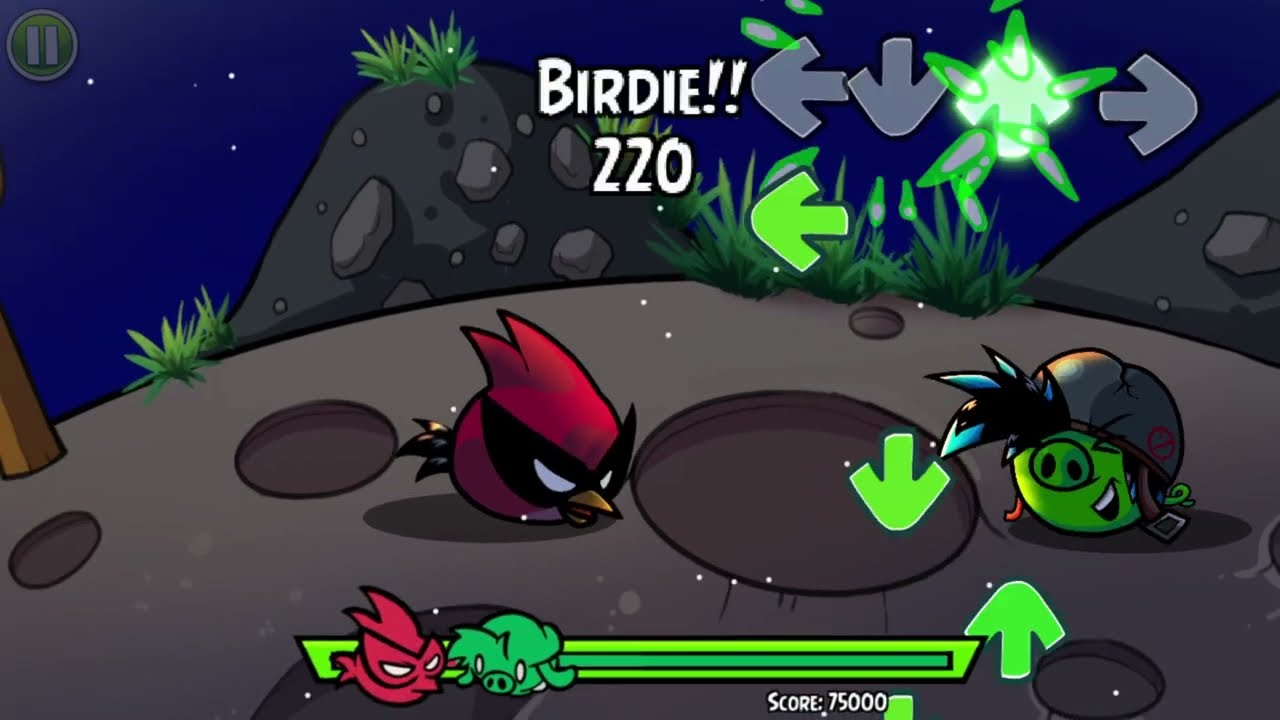 FNF - Angry Birds Of A Friday Night Space - Start Alien
