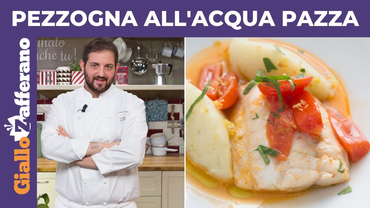 FILETTI DI PEZZOGNA ALL'ACQUA PAZZA di Cristoforo Trapani