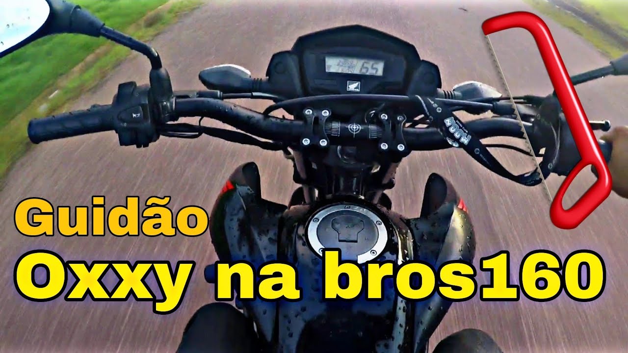 Guidão Oxxy na bros 160 em 2023 (Guidon)