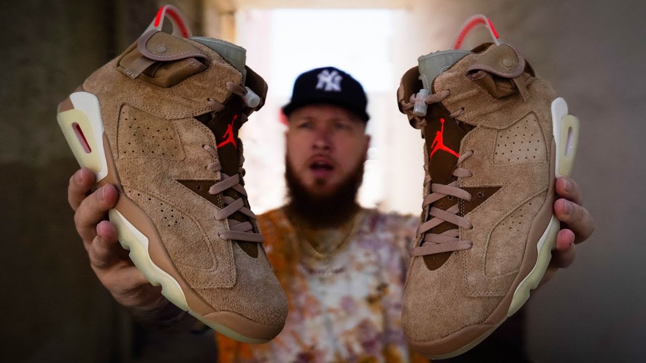 HOW GOOD ARE THE TRAVIS SCOTT JORDAN 6 BRITISH KHAKI SNEAKERS?!