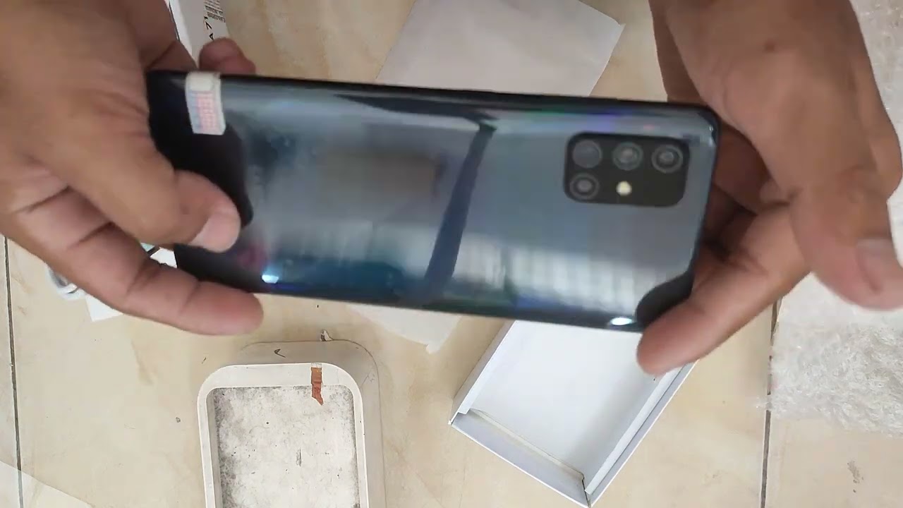 Video unboxing Samsung A71 IMEI 0891