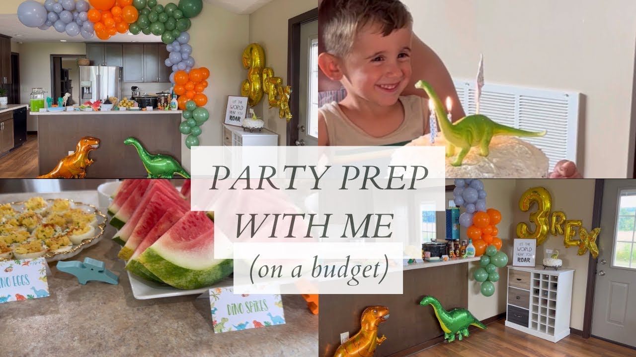 3rd Birthday Party Prep With Me | DIY Everything | Budget Friendly