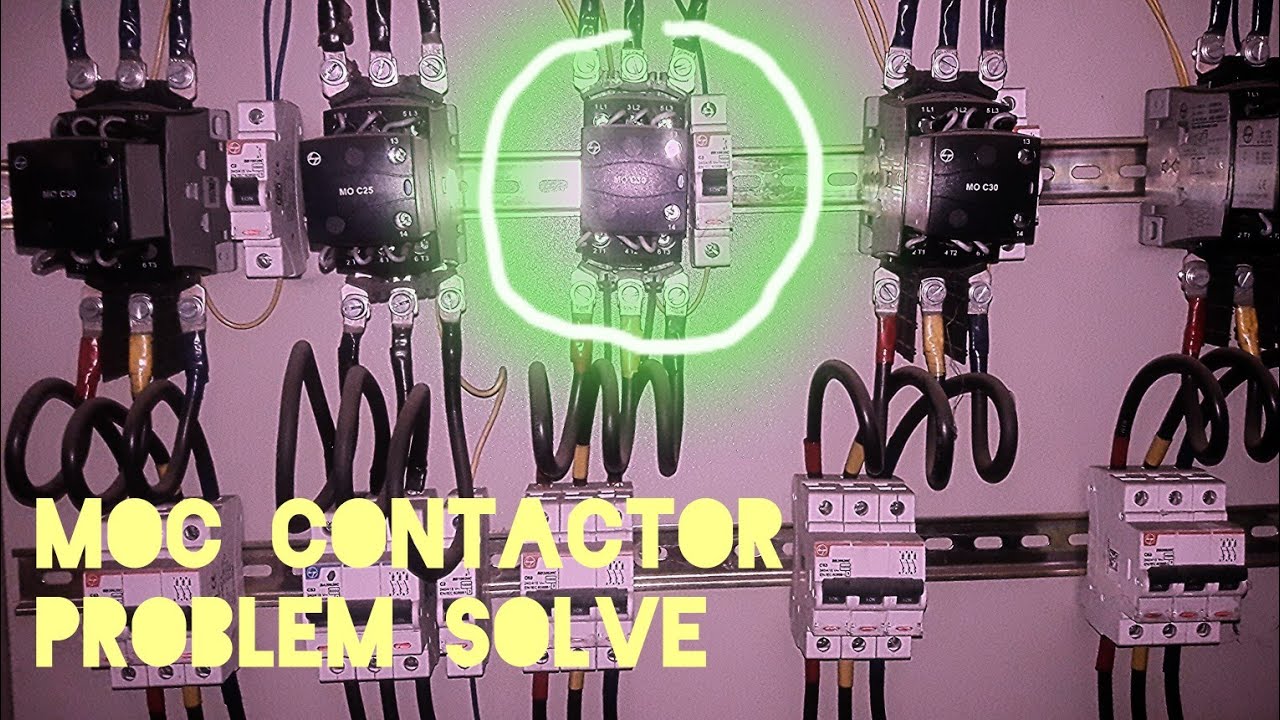 L & T capacitor duty contactor (moc 25/30) problem solve.