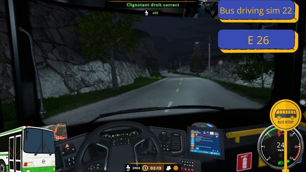 Bus driving S22 E26 :  Bavi&egrave;re la campagne Niv. 5.