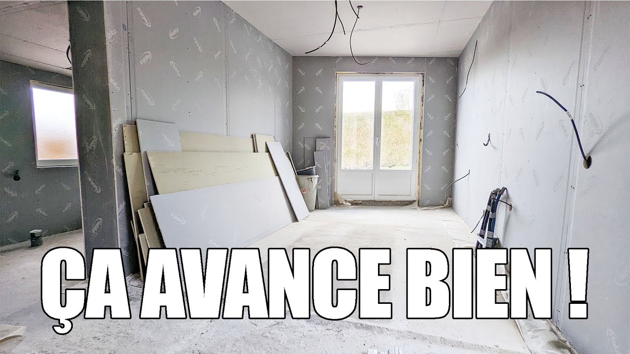 ON A PLAQUÉ 2 PIECES ! (et notre plombier a fait n'importe quoi !) - Vlog rénovation maison 50m² #37