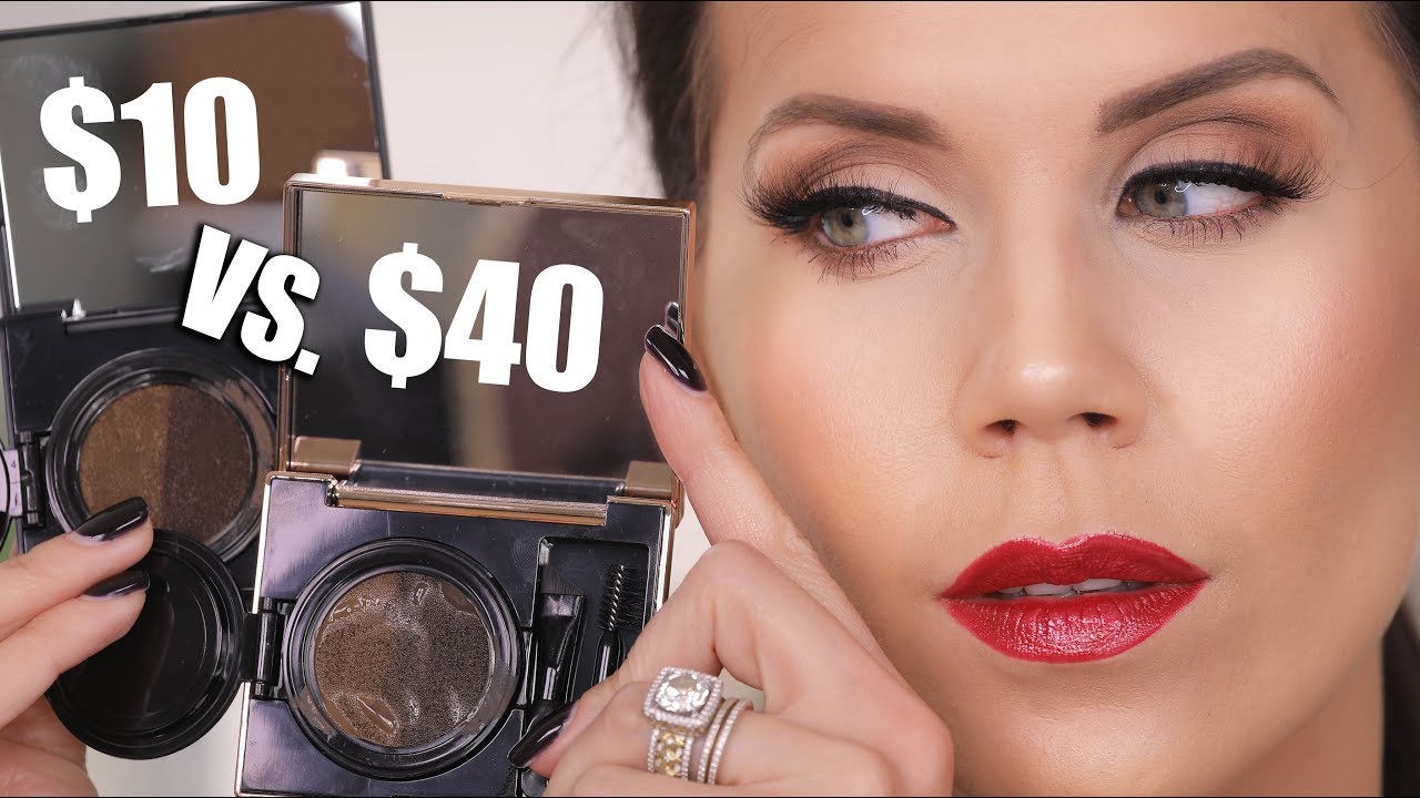 $10 EYEBROW KIT vs. $40 EYEBROW KIT | Wear Test