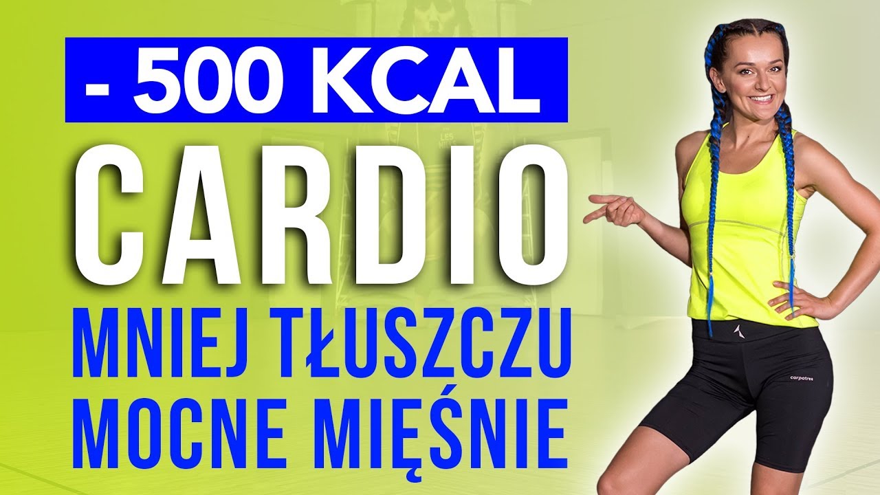 ODCHUDZAJĄCY TRENING CARDIO NA CAŁE CIAŁO 🔥 -500 KCAL 🔥 RĘCE BRZUCH NOGI