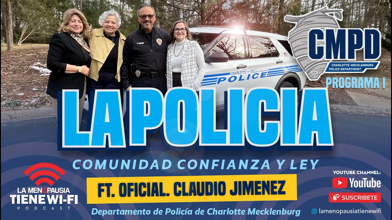Policía en Charlotte: Comunidad, Confianza y Ley (Entrevista a Claudio Jiménez)